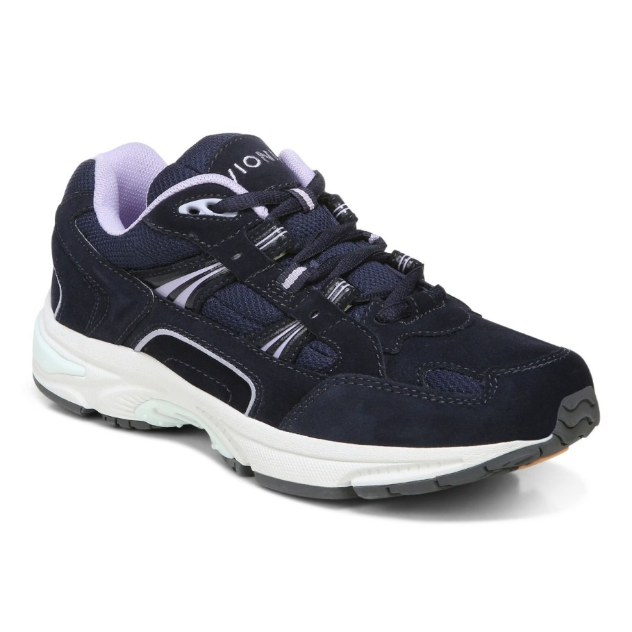 Vionic Navy Lila Heather Walker Classic