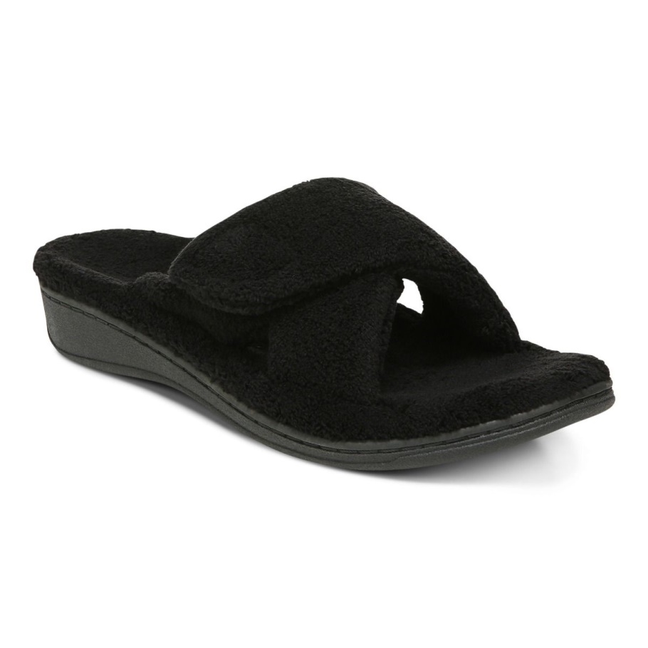 Vionic Schwarze Relaxslipper
