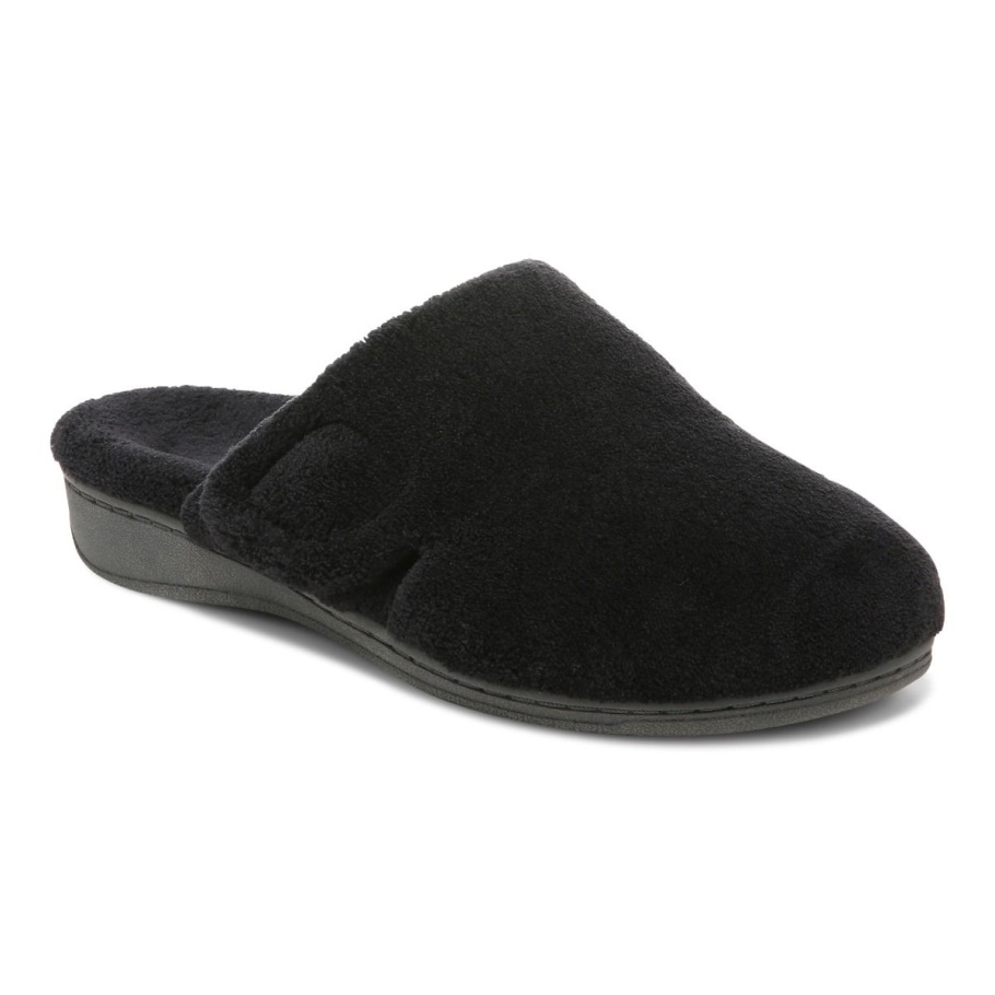 Vionic Gemma Pantolette Schwarz