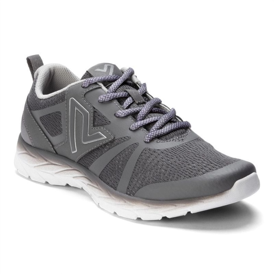 Grauer Meilen Aktiv Sneaker Vionic