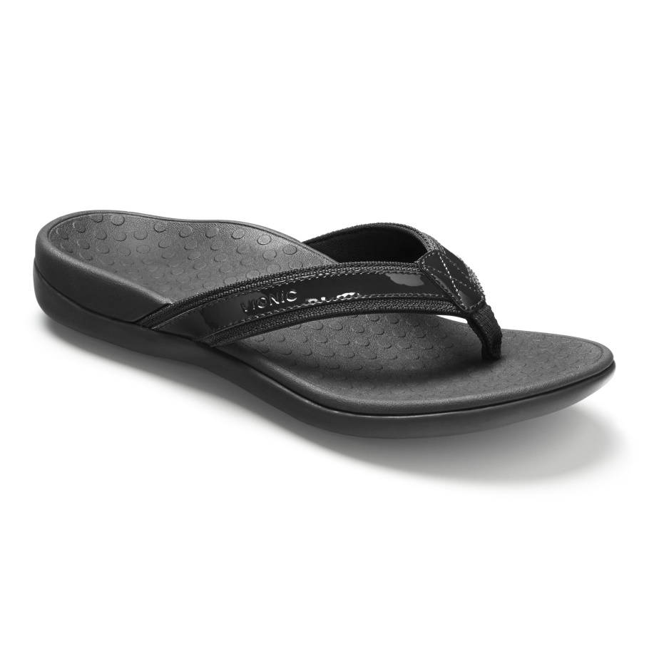 Tide Ii Sandale Mit Zehensteg Vionic Schwarz