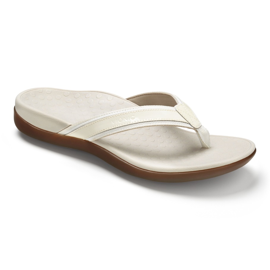 Tide Ii Sandale Mit Zehensteg Weiß Vionic