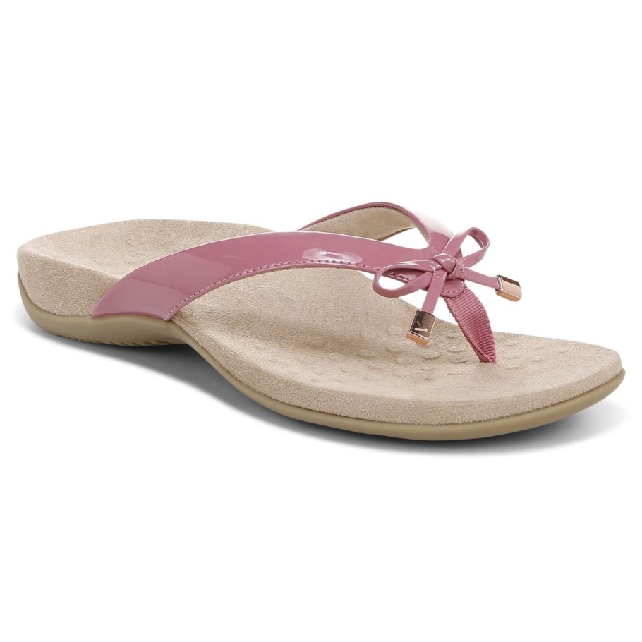 Rhabarber Bella Toe Post Sandale Vionic