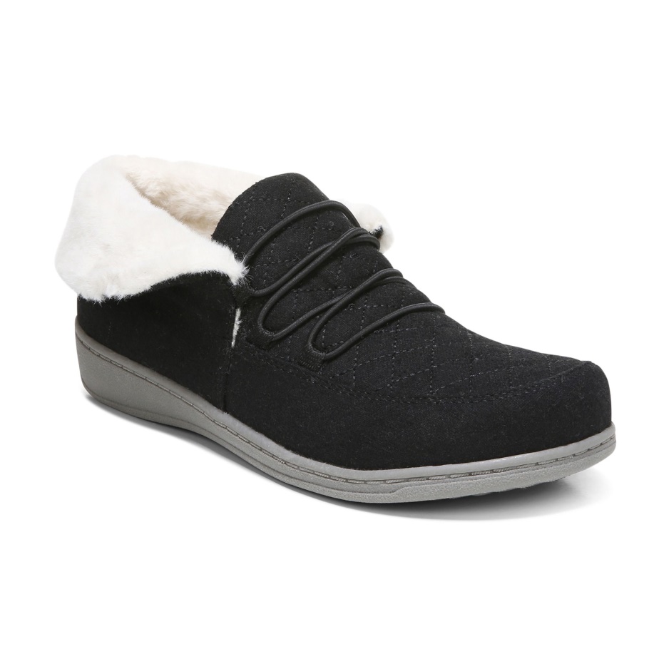 Vionic Schwarz Glauben Pantoffel