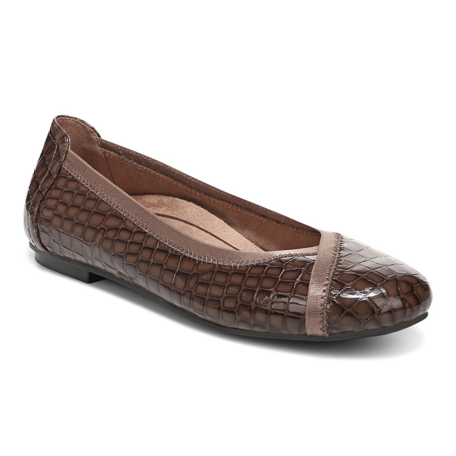 Caroll Ballet Flache Mönchsrobe Croc Vionic