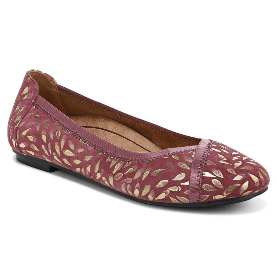Ballerinas Von Caroll Vionic Aus Shiraz-Wildleder