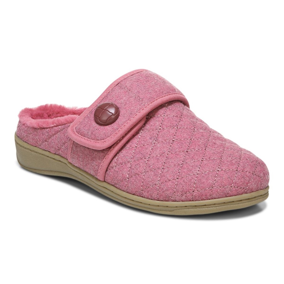 Rhabarber Carlin Pantoffel Vionic