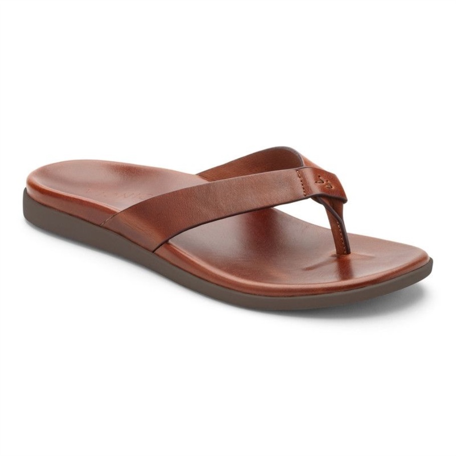 Elijah Toe Post Sandale Braun Vionic