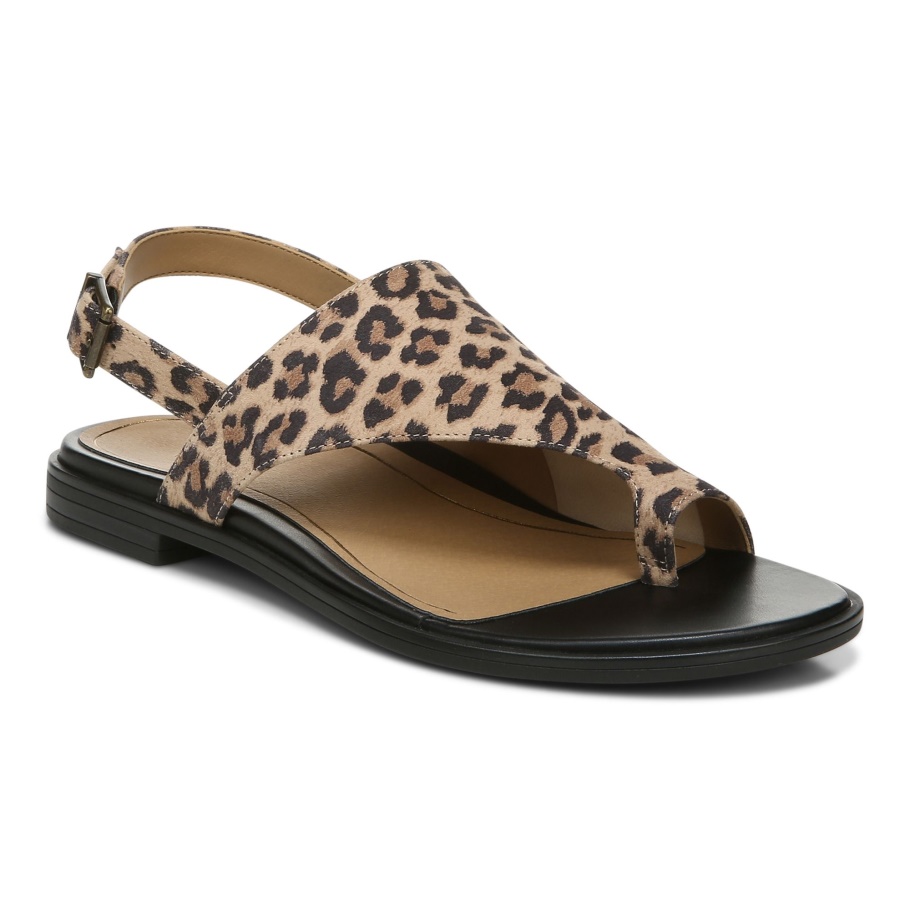 Ella Sandale Toffee Leopard Vionic