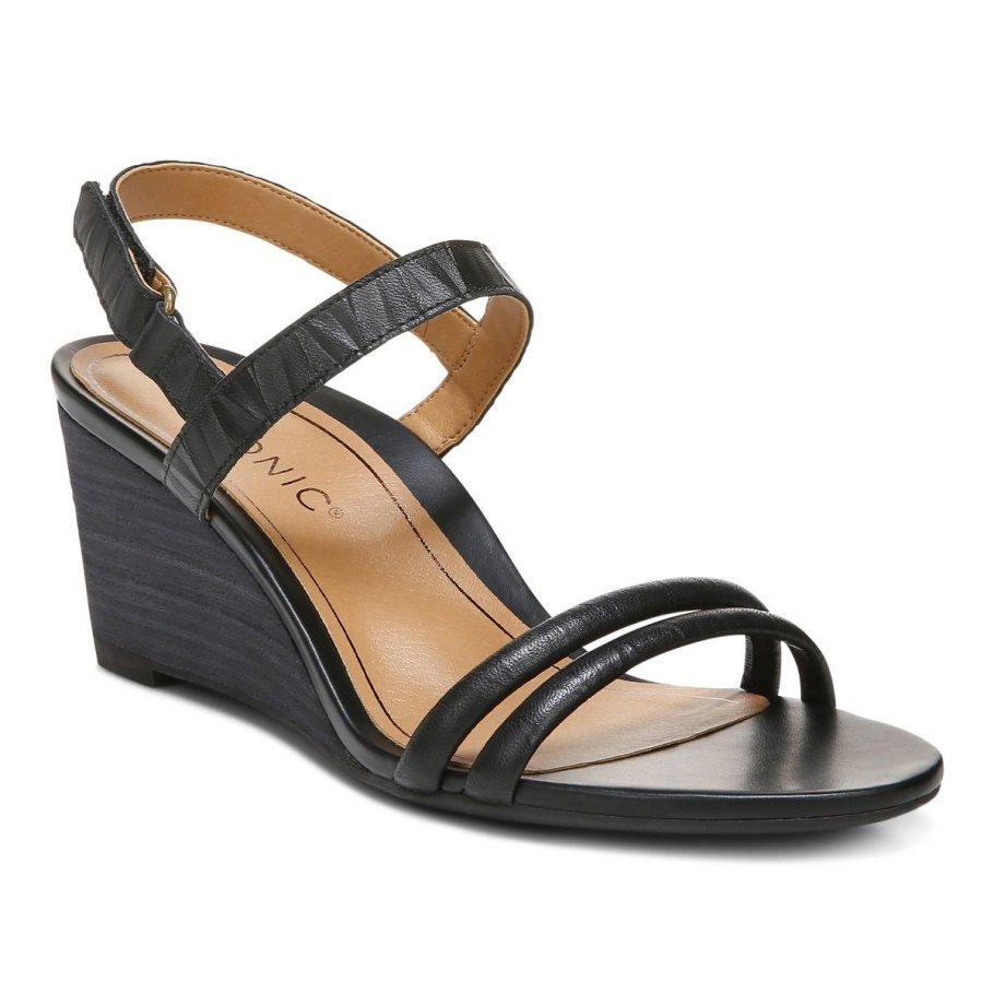 Schwarze Vionic Emmy Keilsandale