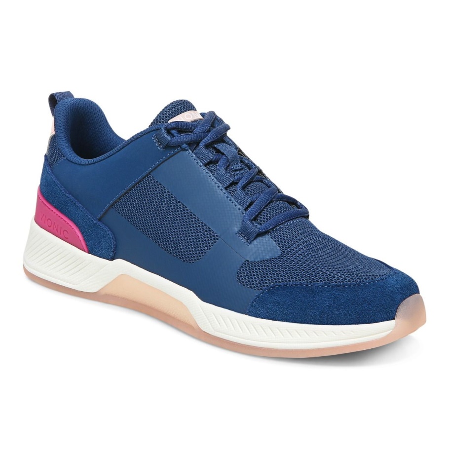 Dunkelblauer Berry Furchtloser Sneaker Vionic