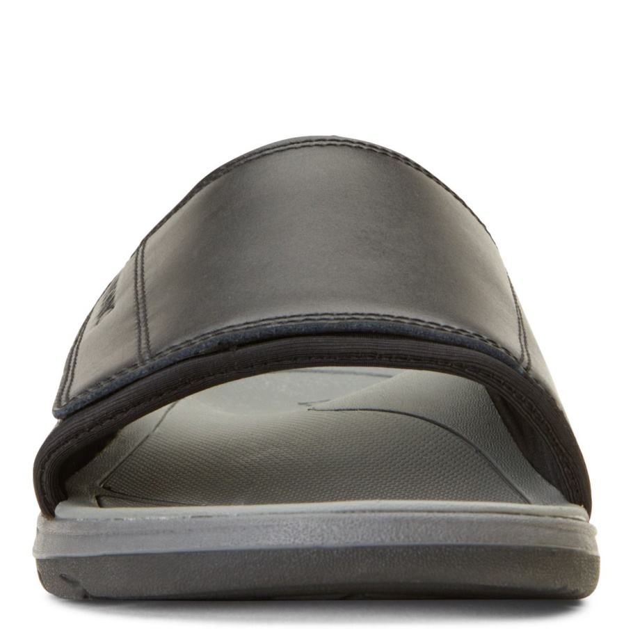 Schwarze Stanley Slipper Vionic