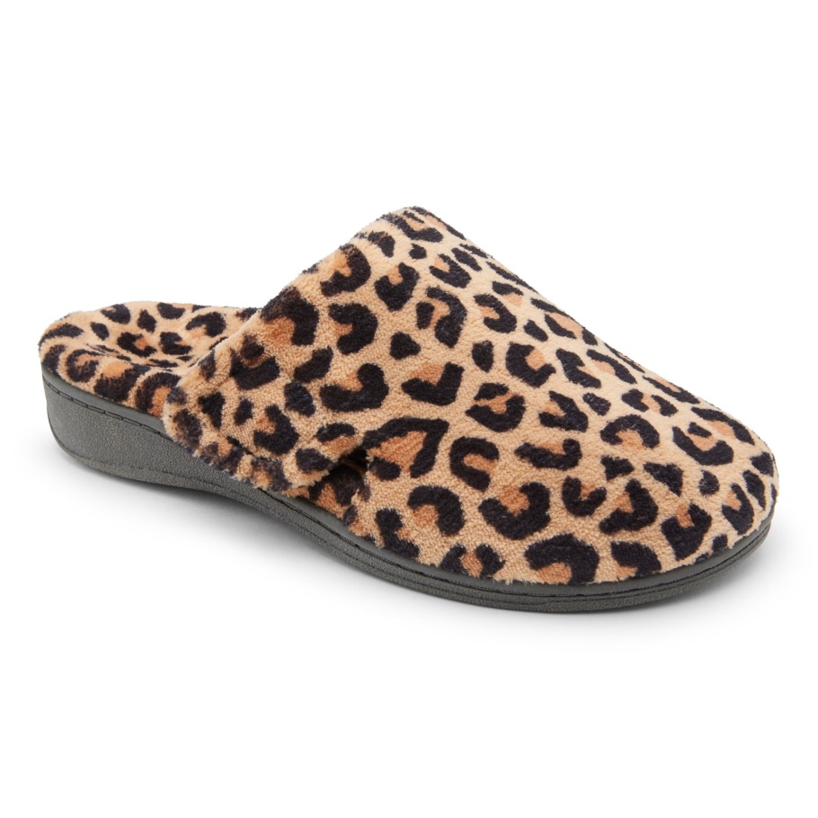 Natürliche Pantoffeln Gemma Leopard Vionic