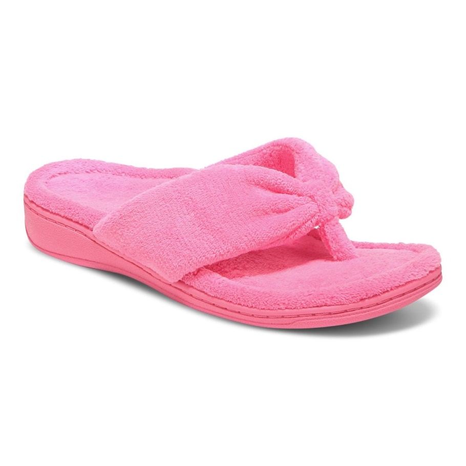 Vionic Gracie Zehenstegslipper Electric Pink