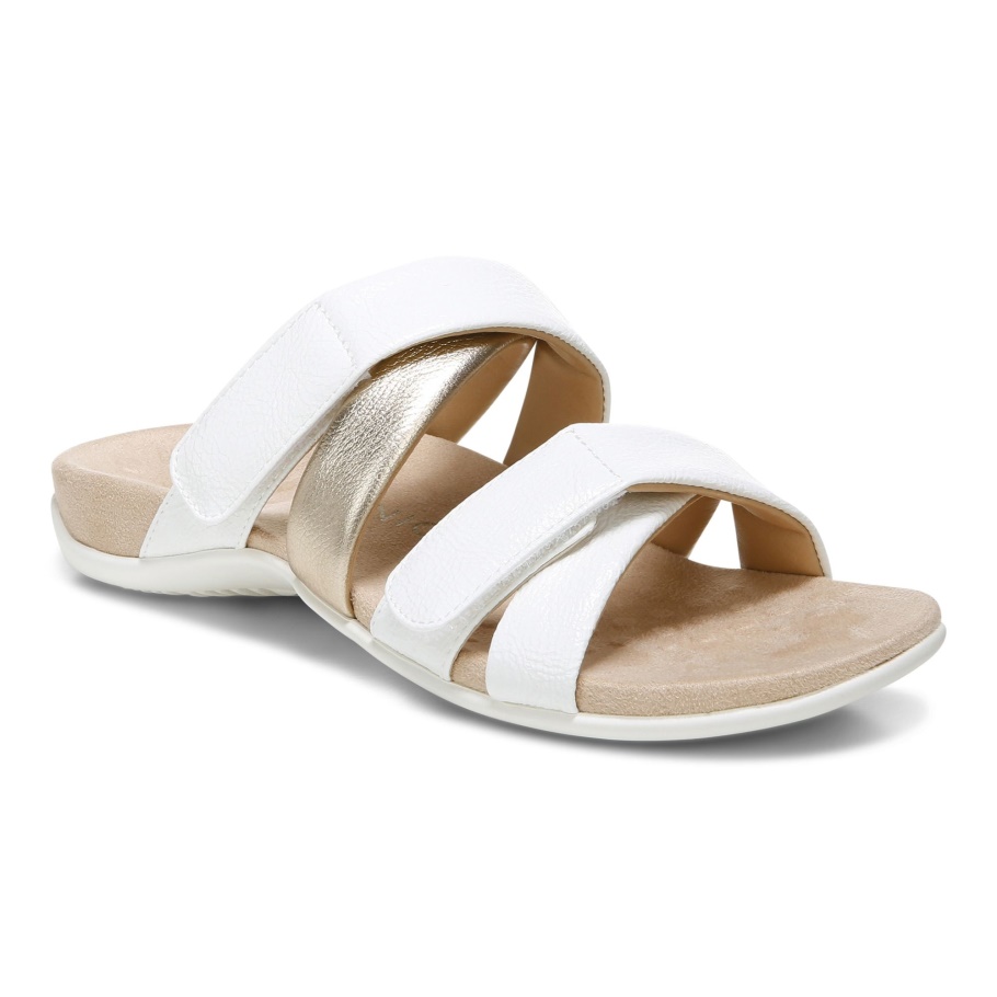 Vionic Hadlie Pantolette Weiß