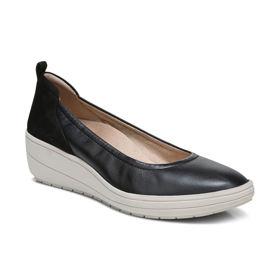 Schwarzer Vionic-Jacey-Keil