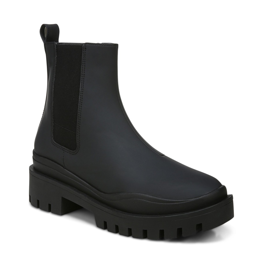 Karsen Boot Vionic Schwarzer Synthetischer Gummi