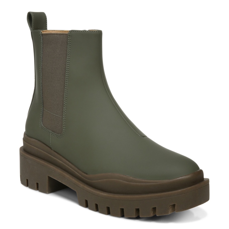 Vionic Karsen Boot Olive Synthetischer Gummi