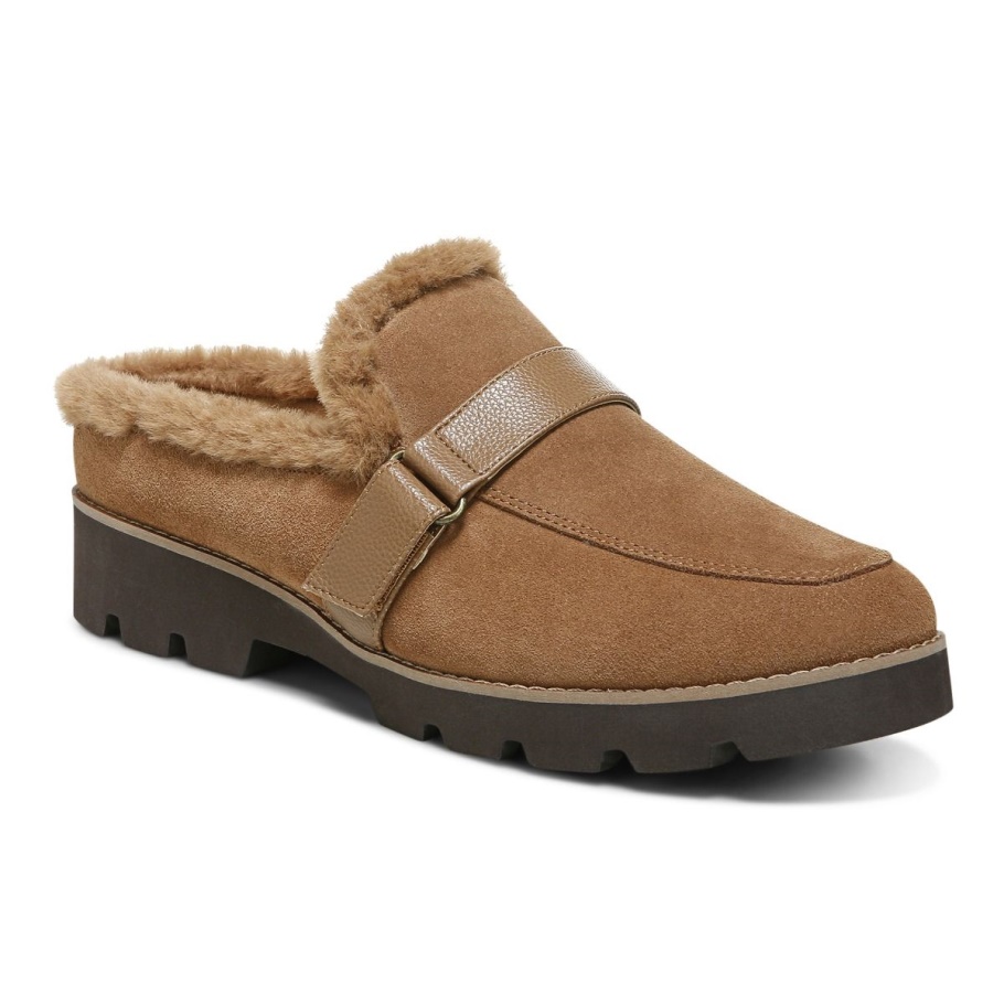Vionic Toffee Wildleder Kailen Mule