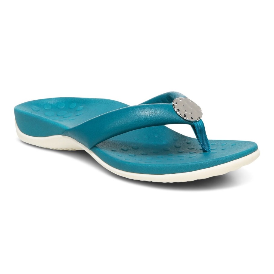 Nile Blue Vionic Lida Zehenstegsandale