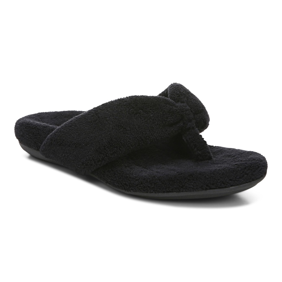 Vionic Lydia Pantoffel Schwarz