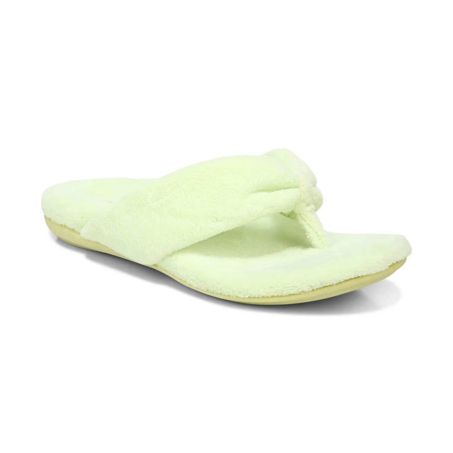 Vionic Lydia Pantoffel Blass Limette