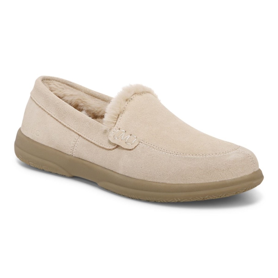 Vionic Lynez Pantoffel Grieß Wildleder