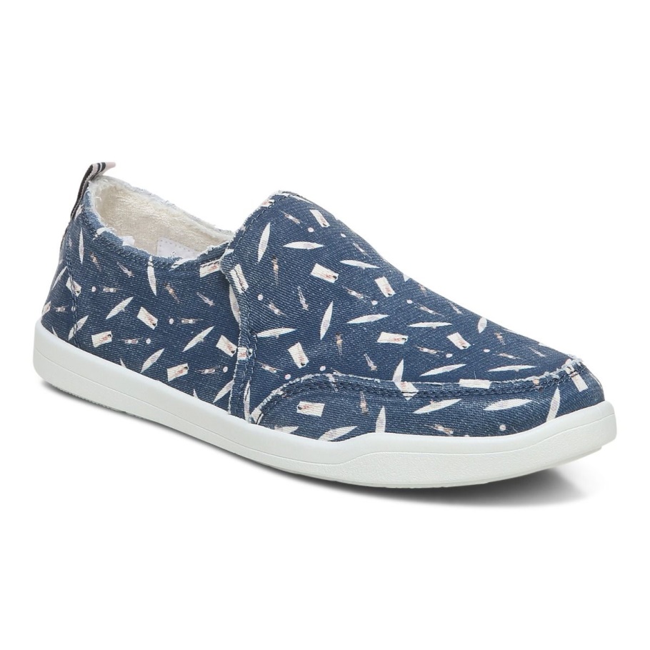 Dunkelblauer Strand Malibu Slip On Sneaker: Fun In The Sun Vionic