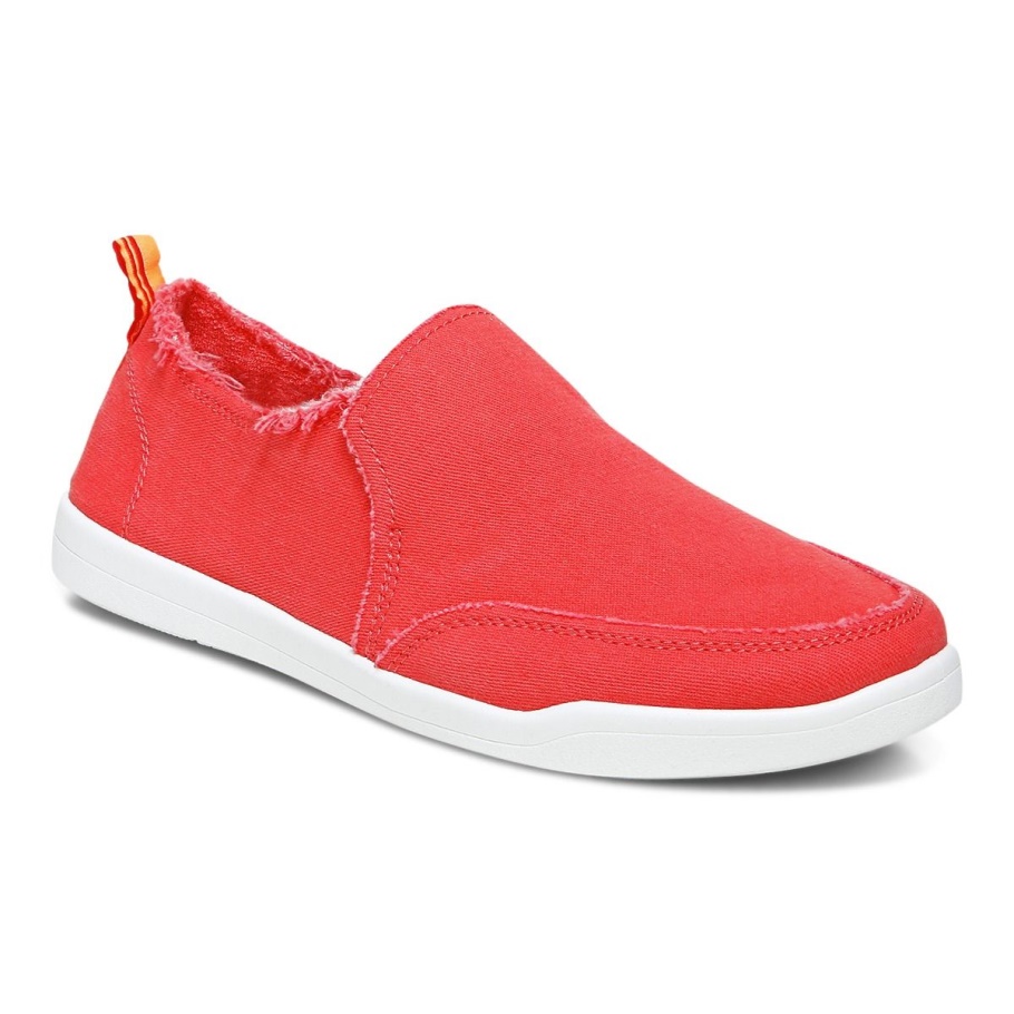 Poppy Canvas Beach Malibu Slip-on Sneaker: Canvas Vionic