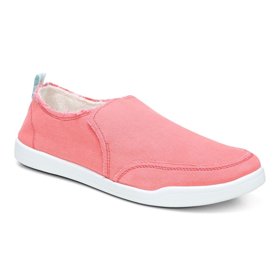 Vionic Beach Malibu Slip-on Sneaker: Canvas Sea Coral Canvas