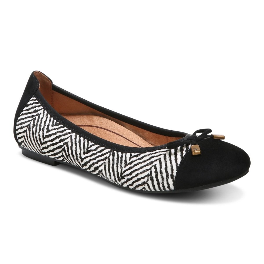 Minna Ballet Flat Schwarz Vionic