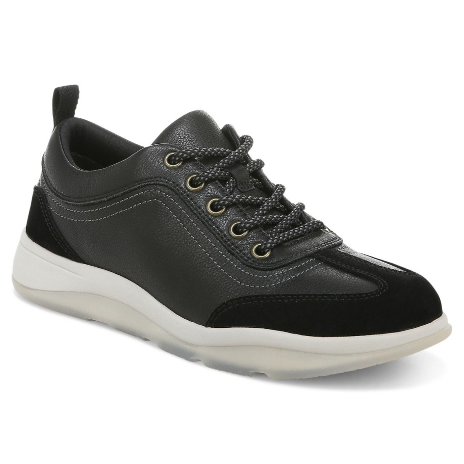 Vionic Nyla Sneaker Aus Schwarzem Leder