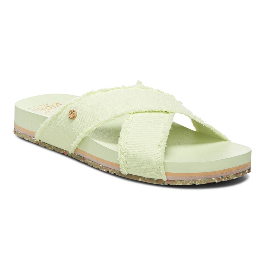 Pale Lime Vionic Beach Panama-Sandale
