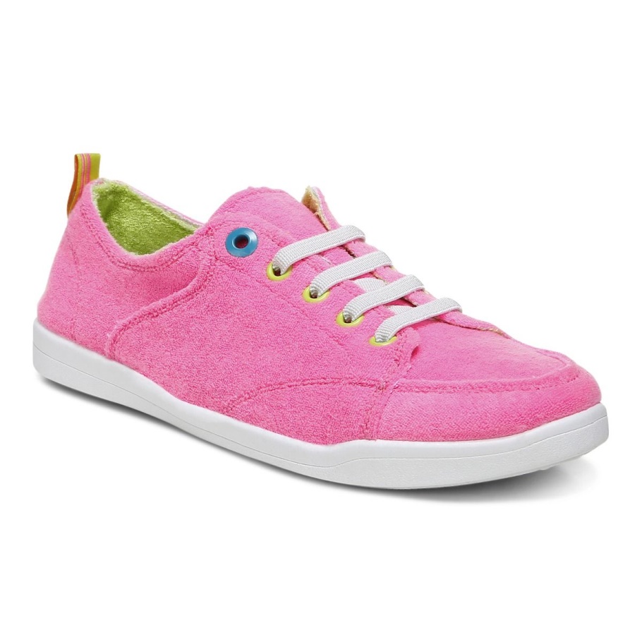 Bubblegum Terry Vionic Beach Pismo Casual Sneaker: Frottee
