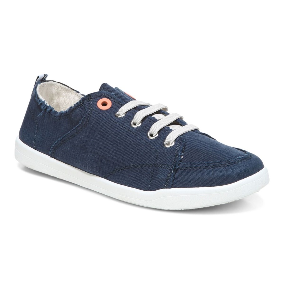 Pismo Freizeit-Sneaker Aus Marineblauem Canvas: Canvas Vionic