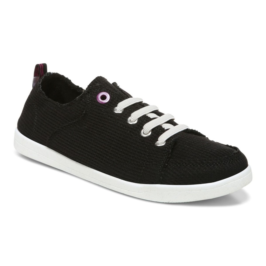 Vionic Beach Pismo Casual Sneaker: Strick Schwarz Strick