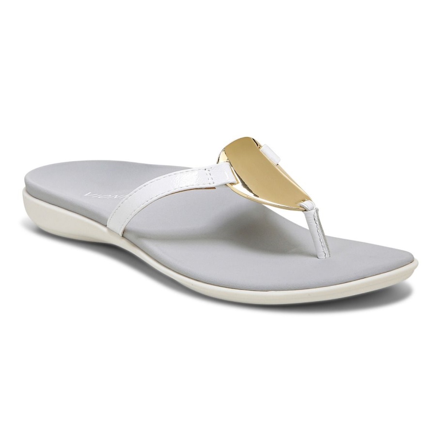 Raysa Zehenstegsandale Vionic White