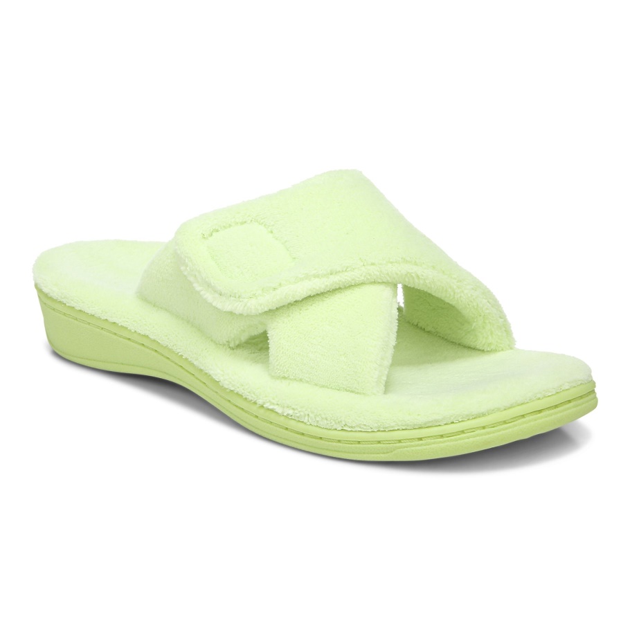 Relax-Slipper In Hellem Limettengrün Vionic