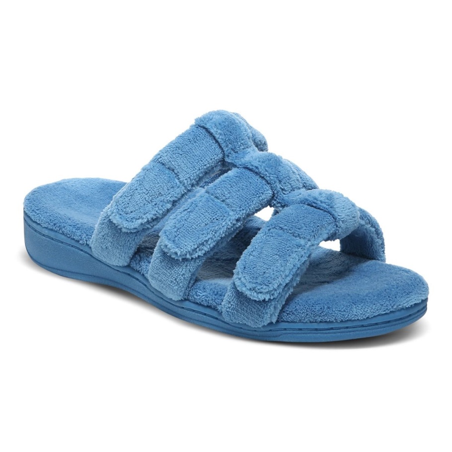 Horizon Blue Snooze Pantoffel Vionic