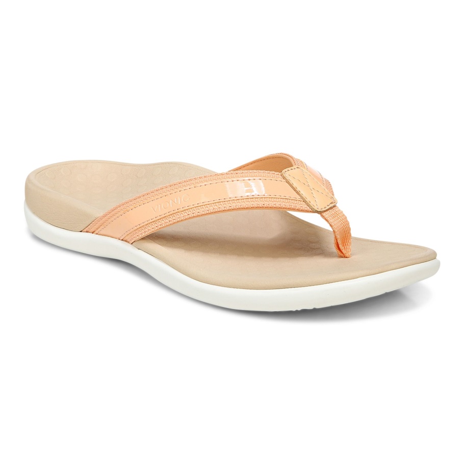 Tide Ii Zehenstegsandale Vionic Apricot