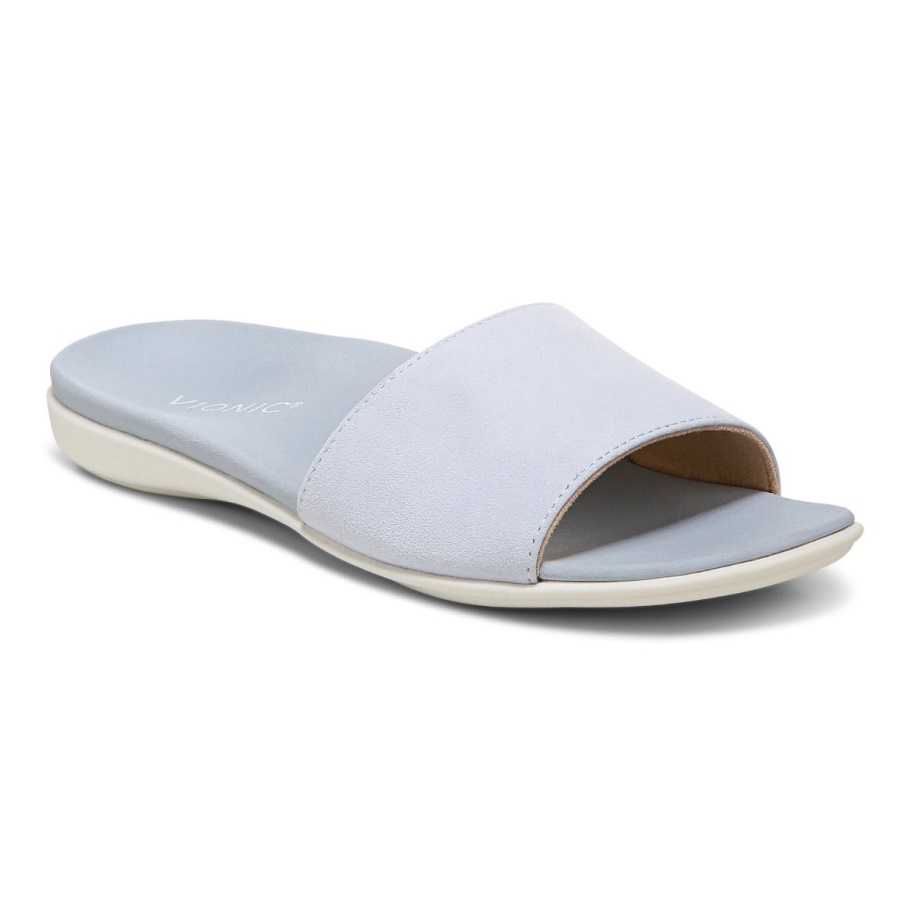 Blue Haze Vionic Val Slide Sandale