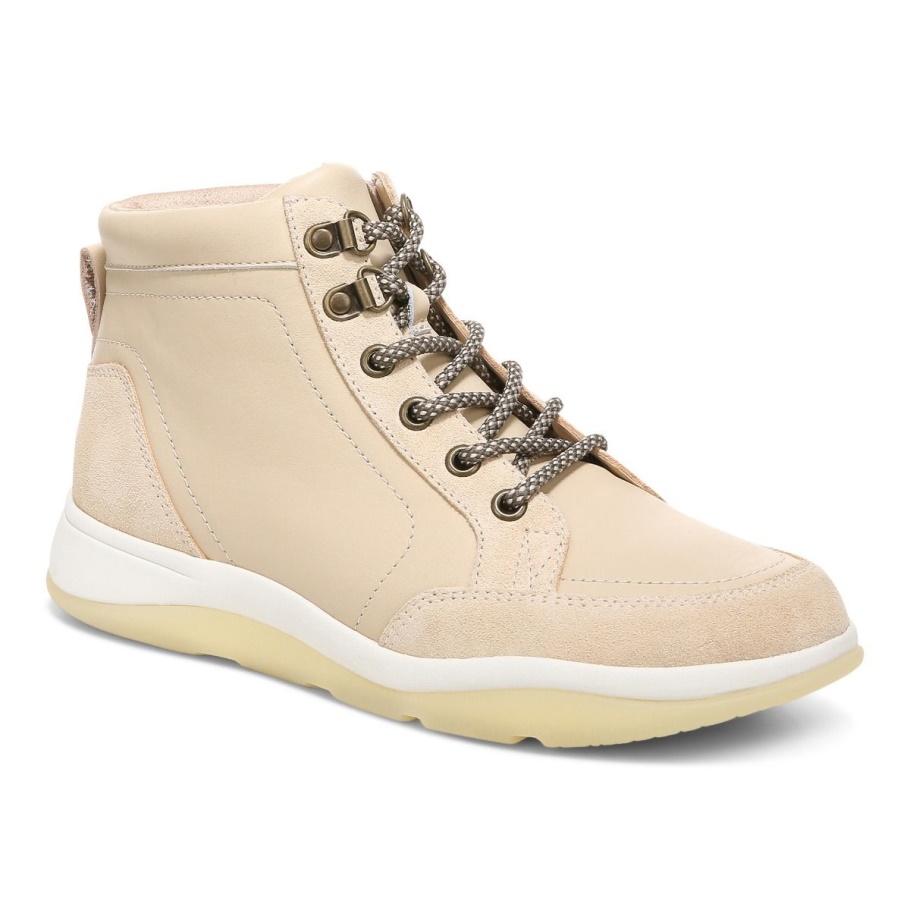 Vionic Whitley-Stiefel Aus Grießleder
