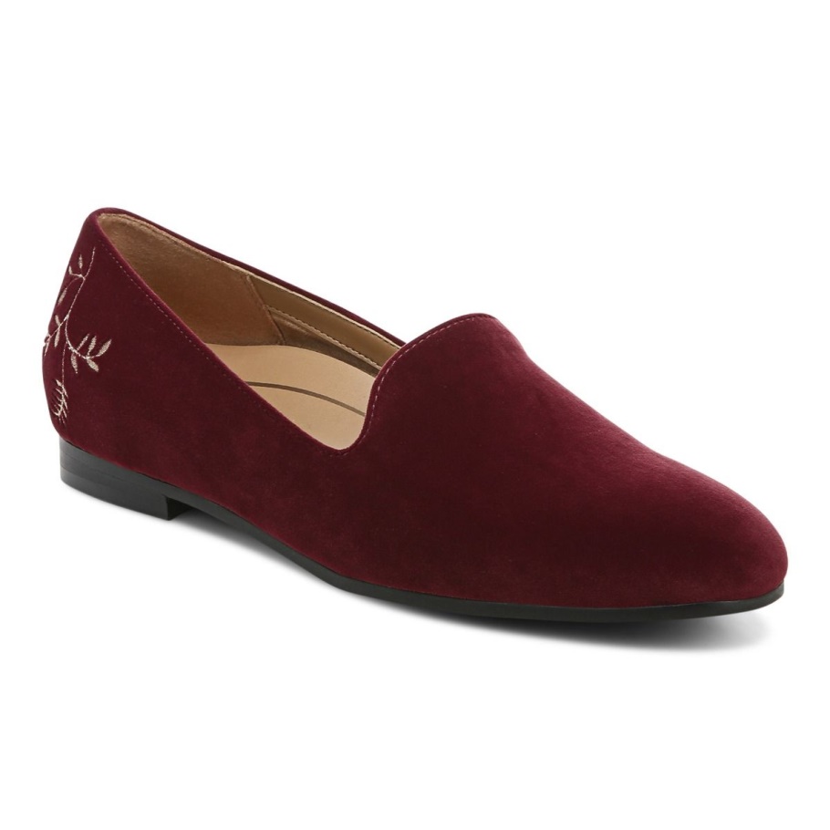 Willa Slip-on Flacher Shiraz Samt Vionic