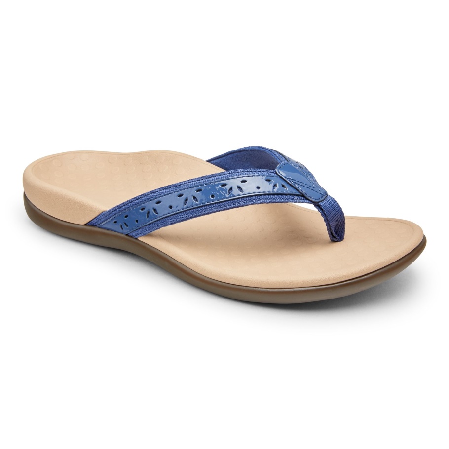 Vionic Cassandra Sandalen Mit Zehensteg Indigo