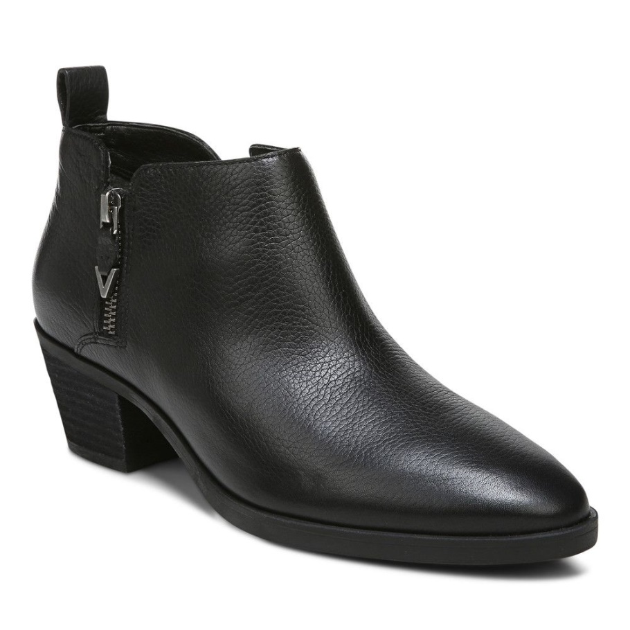 Schwarze Cecily Stiefelette Vionic