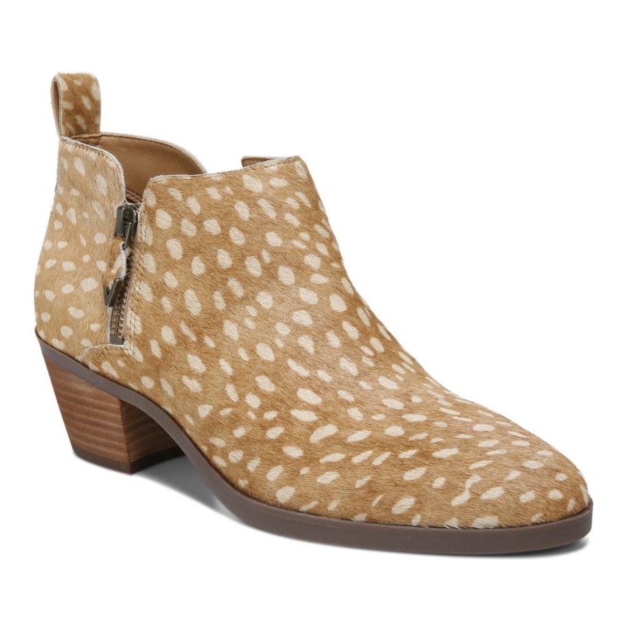 Hellbraune Vionic Cecily Stiefelette