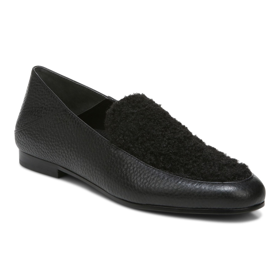 Schwarz Vionic Frieda Flach