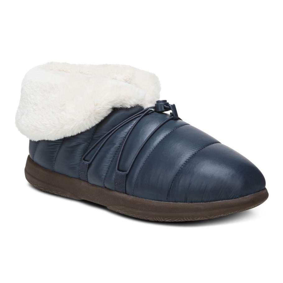 Vionic Navy Gabrie Pantoffel