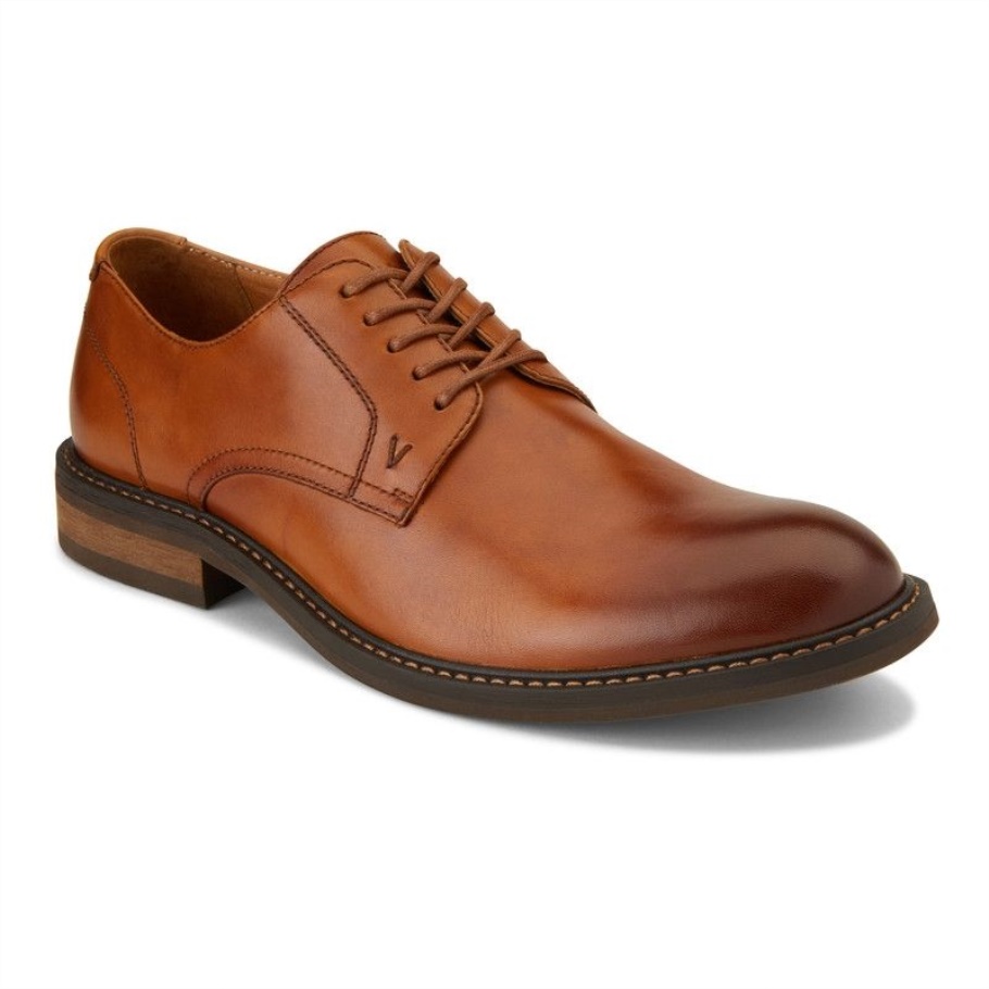 Dunkelbraune Vionic Graham-Schnürschuhe