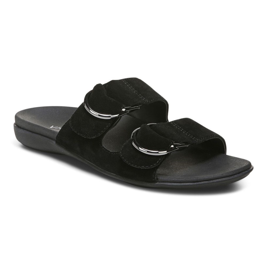 Schwarze Corlee-Sandale Vionic